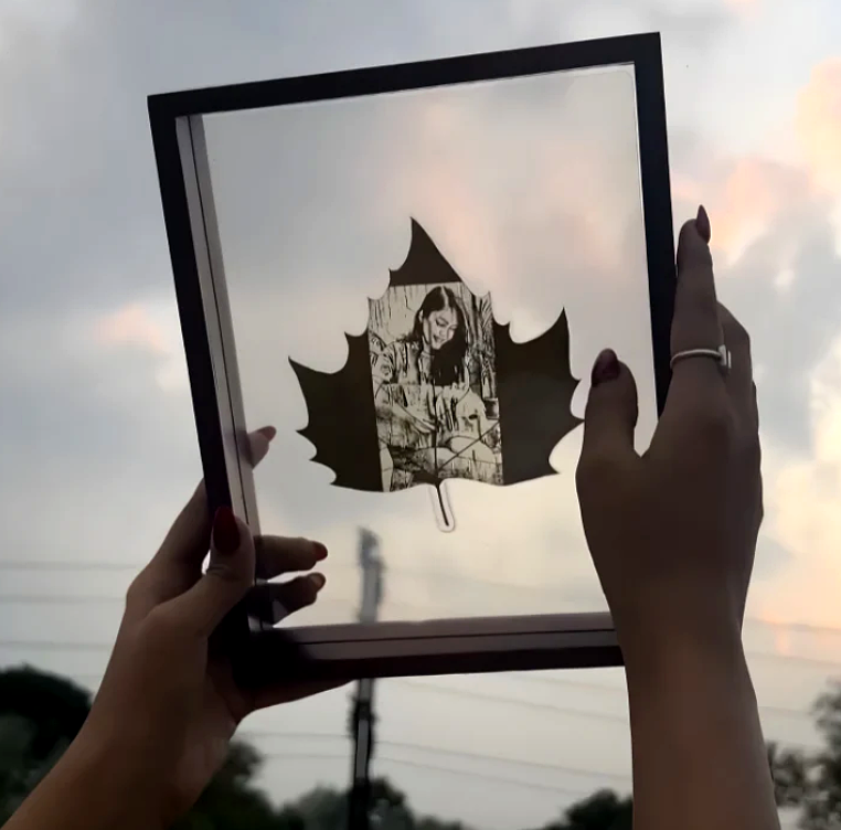 Custom Photo Leaf Engraving – A Perfect Gift for Your Loved Ones ❤️