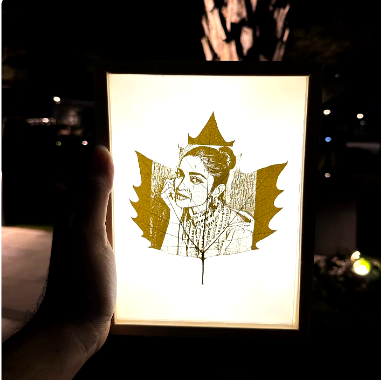 Custom Photo Leaf Engraving – A Perfect Gift for Your Loved Ones ❤️