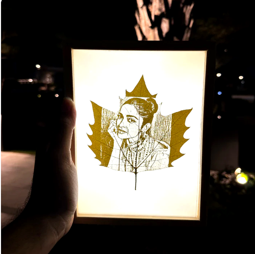 Custom Photo Leaf Engraving – A Perfect Gift for Your Loved Ones ❤️