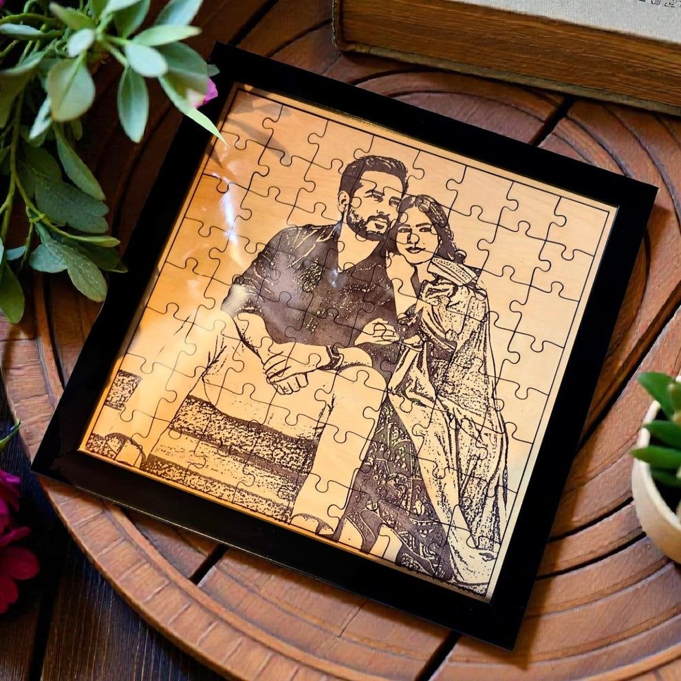 Personalized Wooden Engraved Puzzle