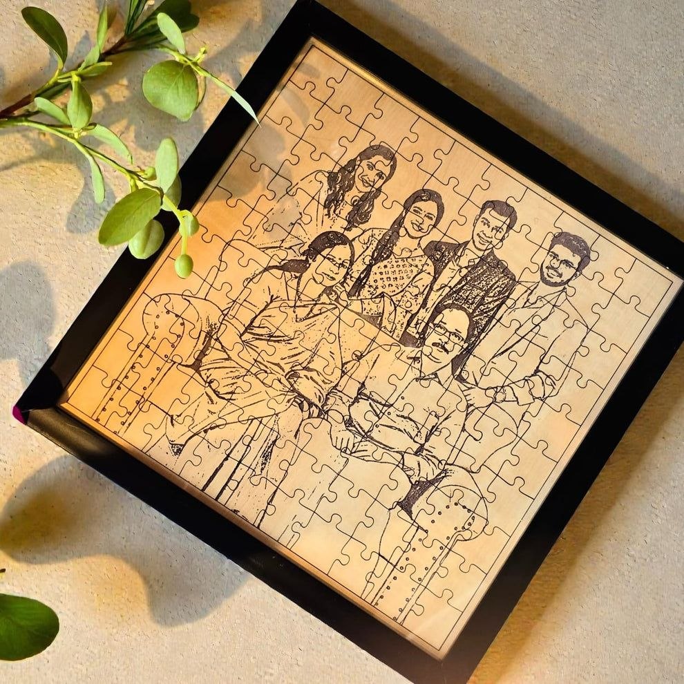 Personalized Wooden Engraved Puzzle