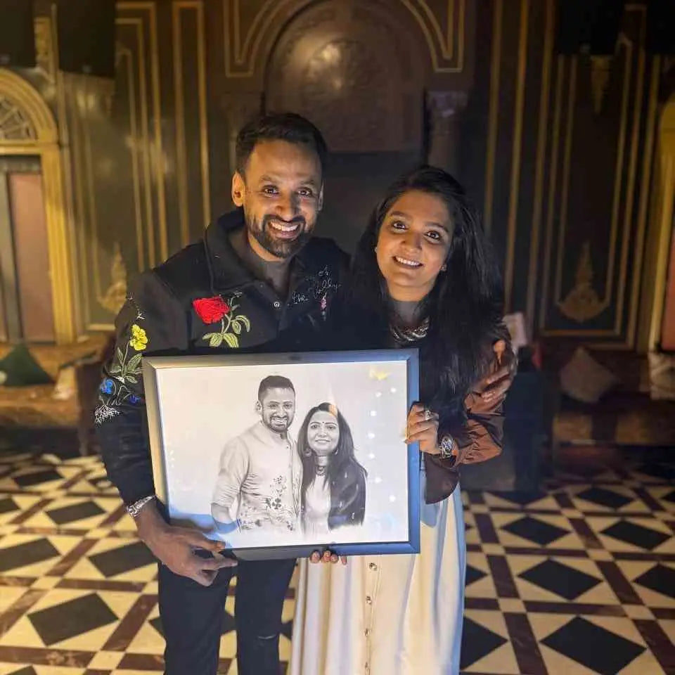 Order Handmade Sketch | Pencil Portrait Gift - HeyBliss